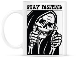 printfashion Stay positive - Bögre - Fehér (7291875)