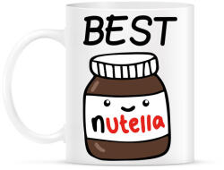 printfashion Best Friends - Nutellás kenyér 1 - Bögre - Fehér (786116)
