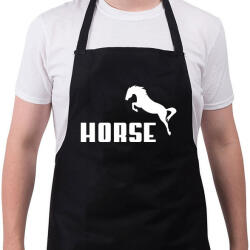 printfashion HORSE (Puma stílus) - Kötény - Fekete (4935218)