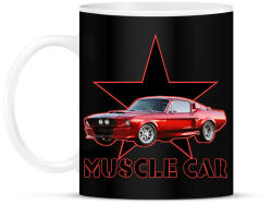 printfashion Muscle car - Bögre - Fekete (13312971)