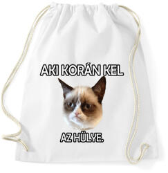 printfashion Aki korán kel, az nem norma. - Sportzsák, Tornazsák - Fehér (4776209)