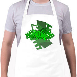 printfashion green slap-dash1 - Kötény - Fehér (13075330)