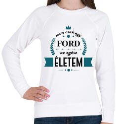printfashion Nem csak egy Ford - Női pulóver - Fehér (7183004)