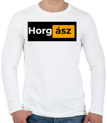 printfashion Horgász pornhub - Férfi hosszú ujjú póló - Fehér (15787771)