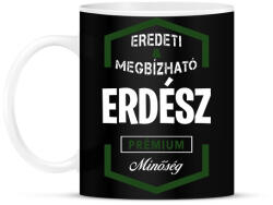 printfashion Erdész prémium minőség - Bögre - Fekete (1467952)