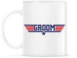 printfashion Groom - Top gun - Bögre - Fehér (13156052)