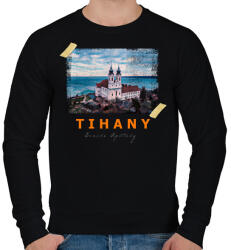 printfashion tihany - Férfi pulóver - Fekete (1561277)