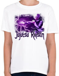 printfashion Jujutsu Kaisen Gojo Satoru - Gyerek póló - Fehér (16302130)