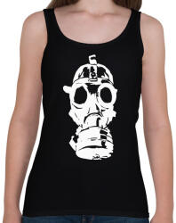 printfashion Metro Toxic Gas Mask (Fehér) - Női atléta - Fekete (1229614)