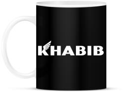 printfashion Khabib Nurmagomedov logo - Bögre - Fekete (3561960)