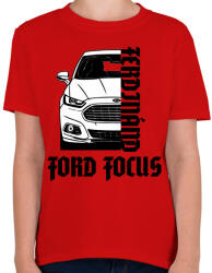 printfashion Ford Focus saját névvel - Gyerek póló - Piros (13252764)