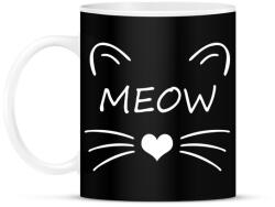 printfashion MEOW - Bögre - Fekete (5025260)