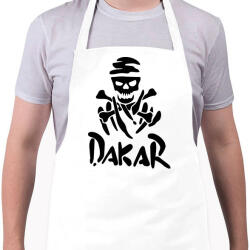 printfashion Dakar skull - Kötény - Fehér (4909615)