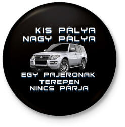 printfashion Pajero - Kitűző, hűtőmágnes - Fekete (4672640)