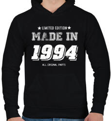 printfashion 1994 - Férfi kapucnis pulóver - Fekete (4054061)