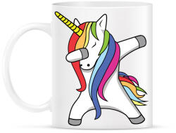 printfashion Unikornis dub- táncol - Bögre - Fehér (4666388)