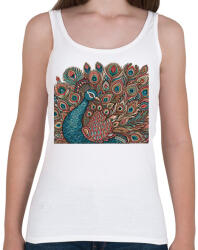 printfashion Páva - Női atléta - Fehér (14892250)