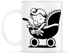 printfashion Retro baby - Bögre - Fehér (5199578)
