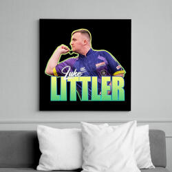 printfashion Luke Littler - Vászonkép - Fekete (15578295)