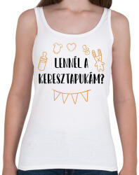 printfashion Lennél a keresztapukám? - Női atléta - Fehér (7113399)