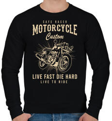 printfashion cafe racer - Férfi pulóver - Fekete (13726554)