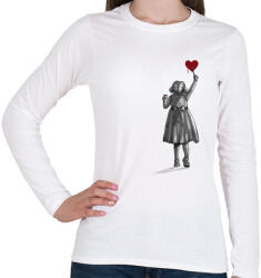 printfashion Alkotás - Női hosszú ujjú póló - Fehér (417967)