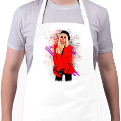 printfashion ava max 3 - Kötény - Fehér (4911152)