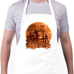 printfashion Sírok a holdfényben - Kötény - Fehér (4900120)