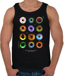 printfashion Szem típusok - Férfi atléta - Fekete (6140547)
