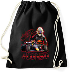 printfashion Alonso F1 - Sportzsák, Tornazsák - Fekete (11971972)
