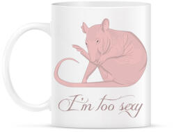 printfashion Szexi patkány - Bögre - Fehér (13453836)