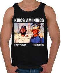 printfashion Bud Spencer és Terence Hill - Férfi atléta - Fekete (11972541)