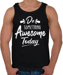 printfashion Awesome today - Férfi atléta - Fekete (2764482)