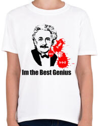 printfashion genius - Gyerek póló - Fehér (1242740)