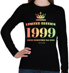 printfashion 1999 - Női hosszú ujjú póló - Fekete (4469921)
