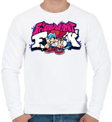 printfashion FNF - Férfi pulóver - Fehér (5669610)