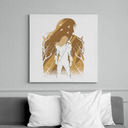 printfashion Vaják - Vászonkép - Fehér (6637549)