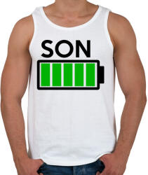 printfashion SON - Férfi atléta - Fehér (285707)