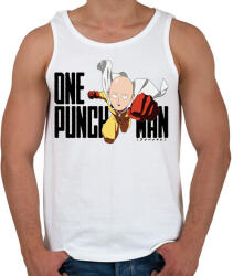 printfashion One Punch Man - Férfi atléta - Fehér (2850589)