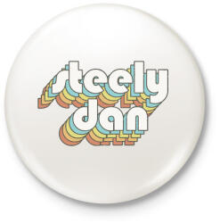 printfashion Steely Dan - Kitűző, hűtőmágnes - Fehér (5106128)