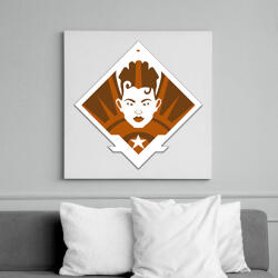 printfashion Apex Legends Bangalore Jelvény (Badge) - Vászonkép - Fehér (6625727)