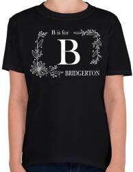 printfashion B is for - Gyerek póló - Fekete (16132002)