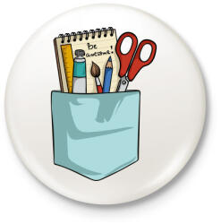 printfashion Légy különleges! - Kitűző, hűtőmágnes - Fehér (3075836)