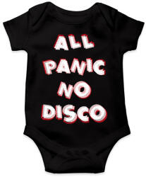 printfashion All panic no disco - Baba Body - Fekete (12422400)