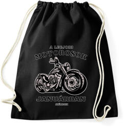 printfashion a legjobb motorosok - Sportzsák, Tornazsák - Fekete (6025278)