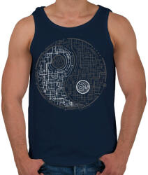 printfashion Egyensúly - Férfi atléta - Sötétkék (128600)