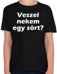 printfashion Kaphatok? - Gyerek póló - Fekete (5174666)