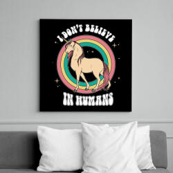 printfashion I don't believe - Vászonkép - Fekete (13768241)