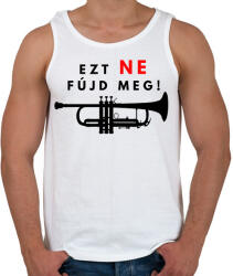 printfashion Ezt ne fújd meg2 - Férfi atléta - Fehér (1539476)