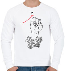 printfashion Én vagyok a végzete - Férfi pulóver - Fehér (2207893)